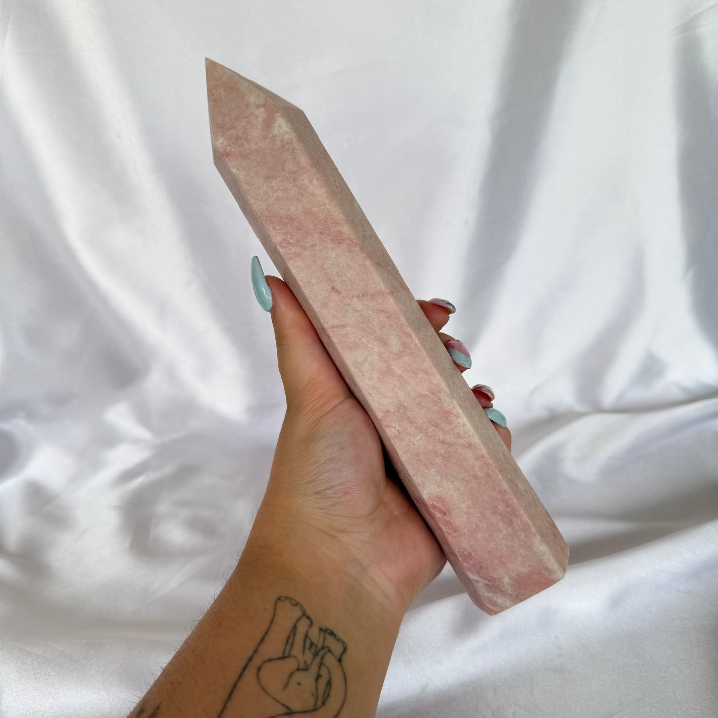 XL pink opal towers