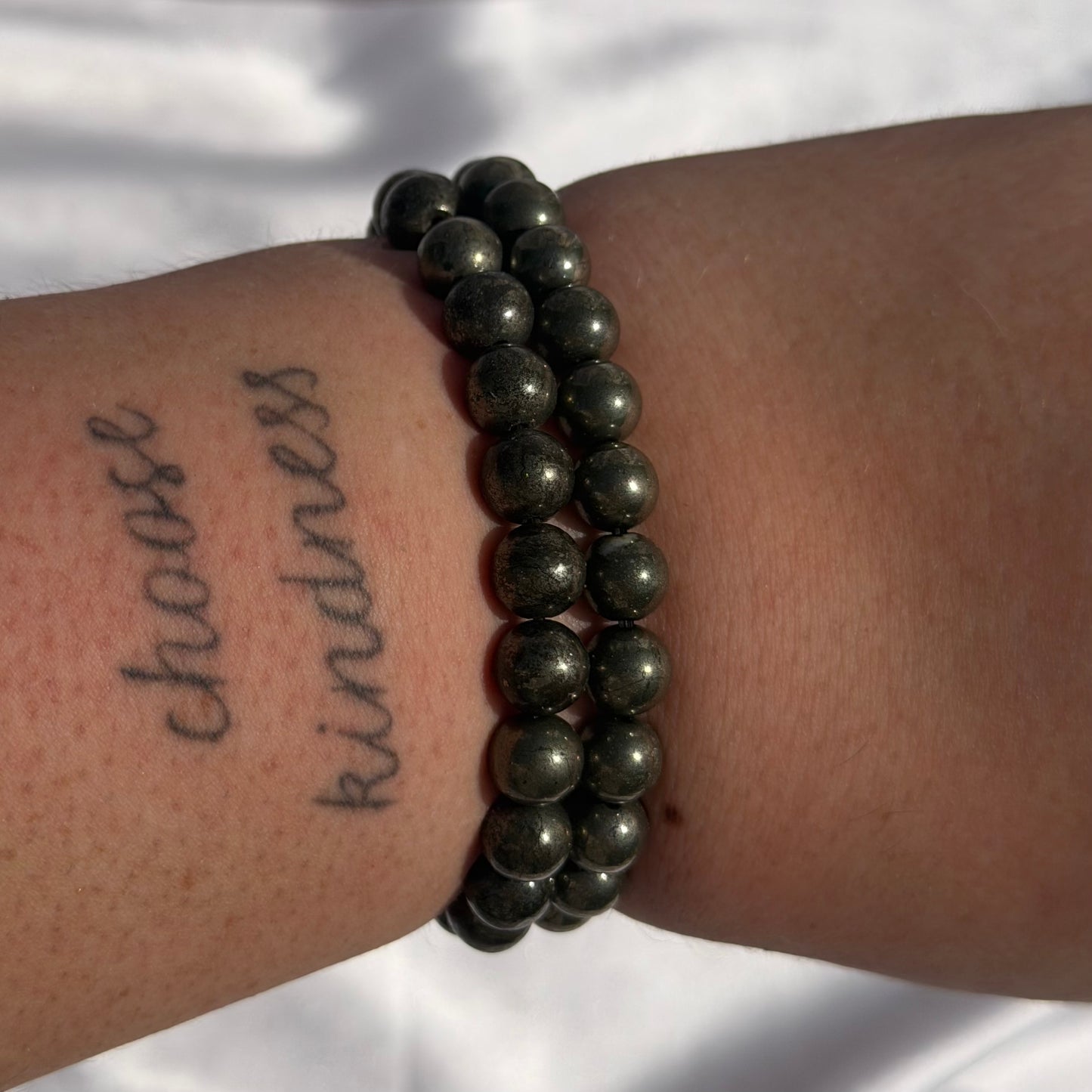 Pyrite bracelet