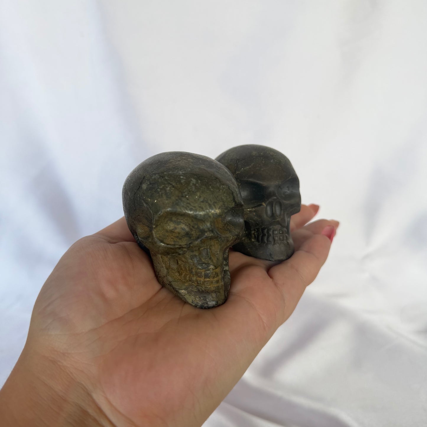 Pyrite skull