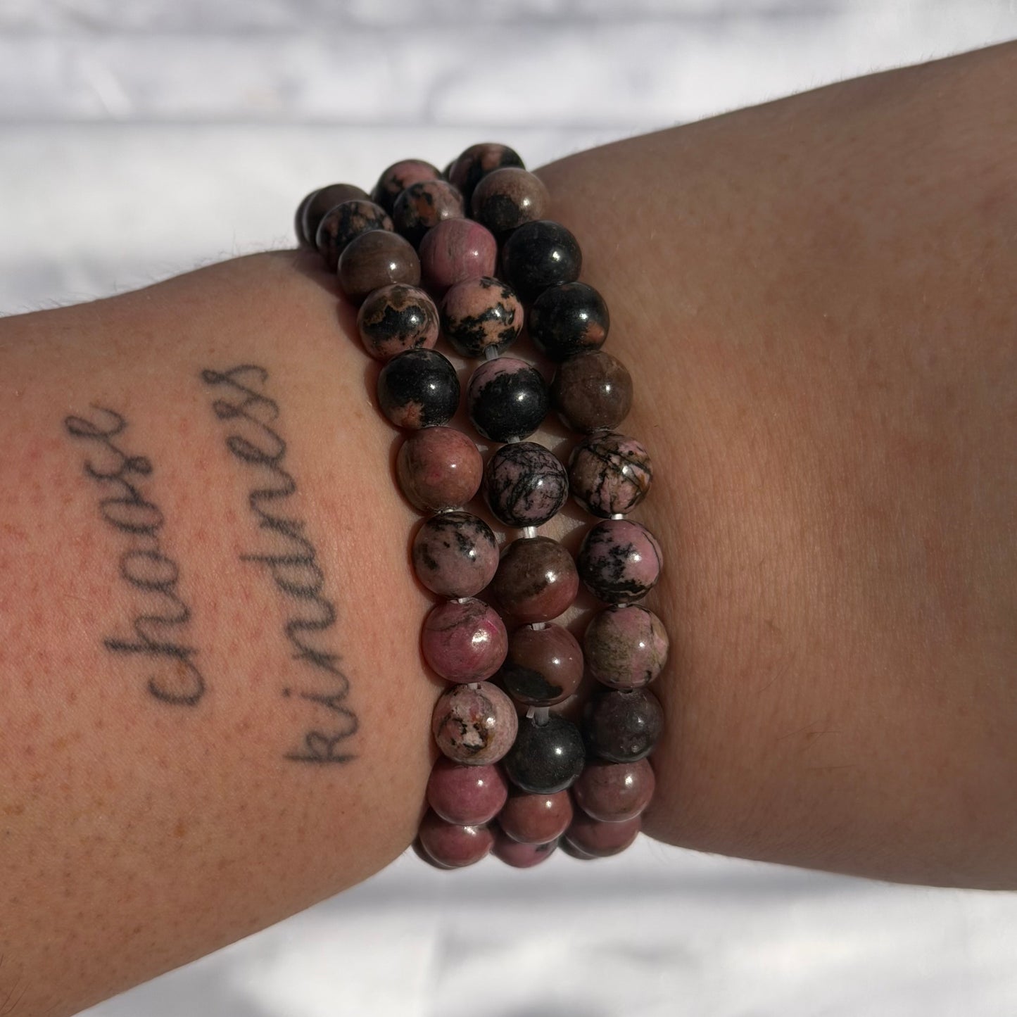 Rhodonite bracelet