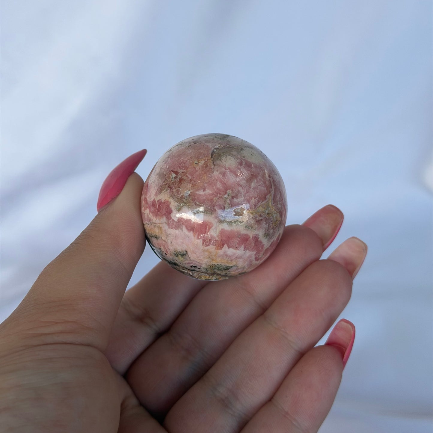 Rhodochrosite sphere #499