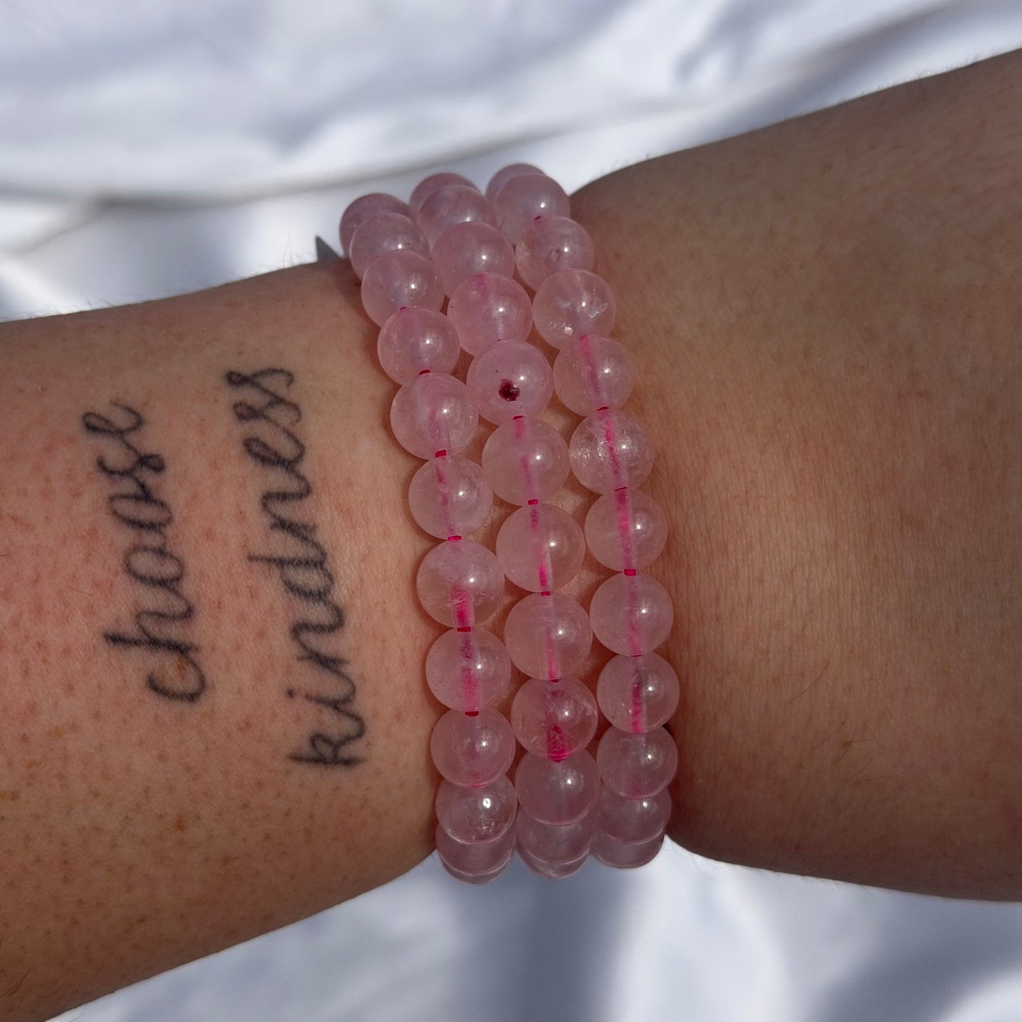 Rose quartz bracelet
