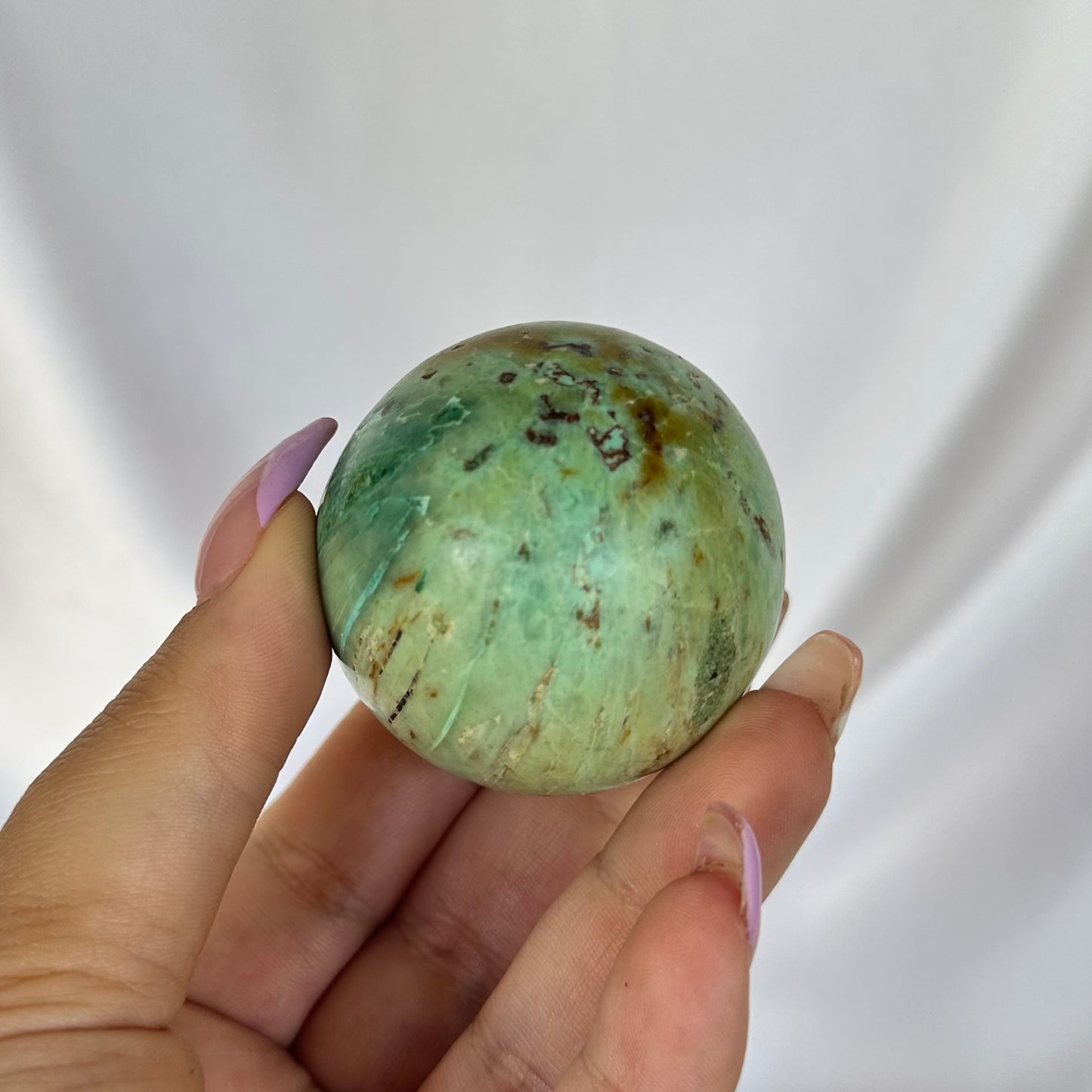Chrysoprase sphere #491
