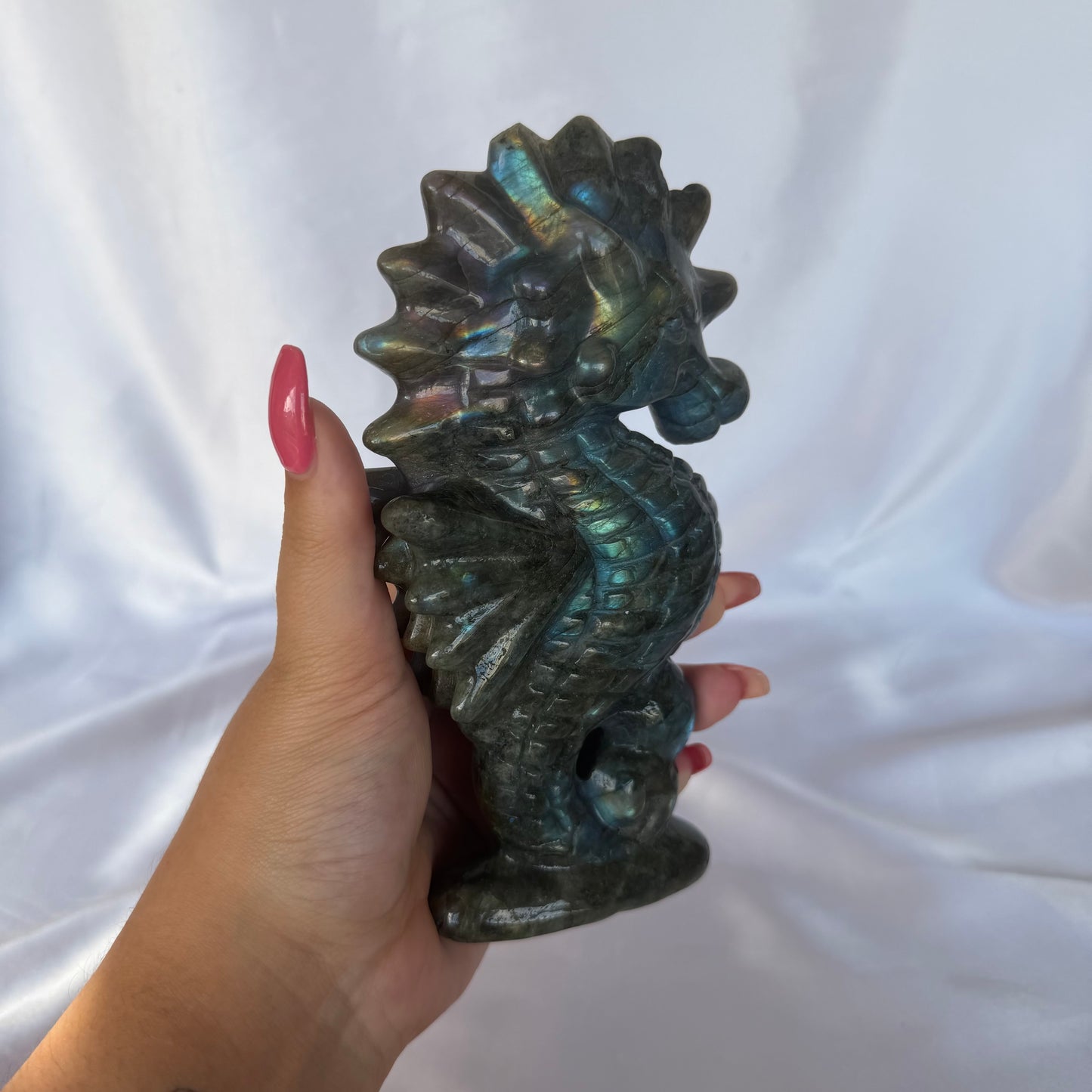 Labradorite seahorse