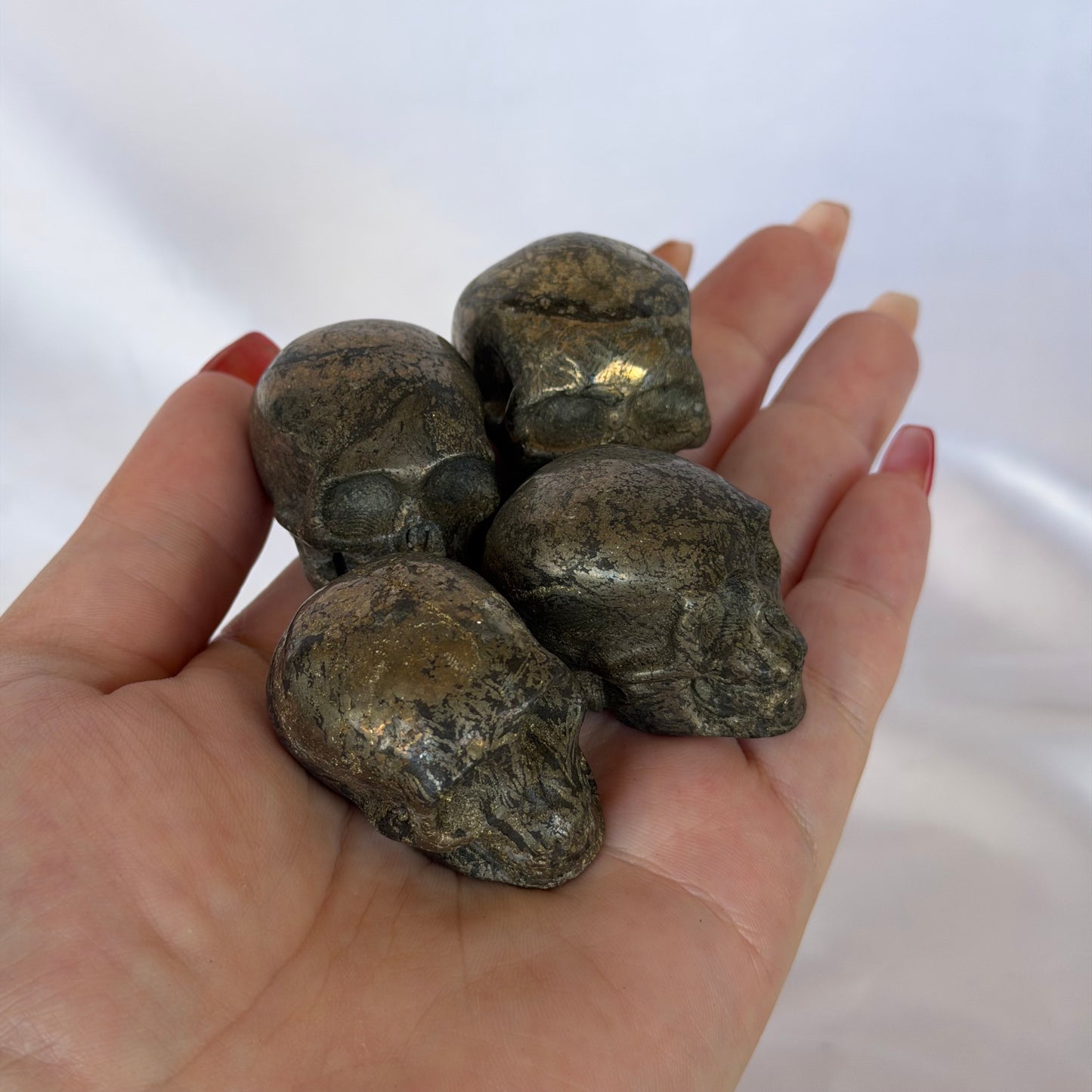 Pyrite skull