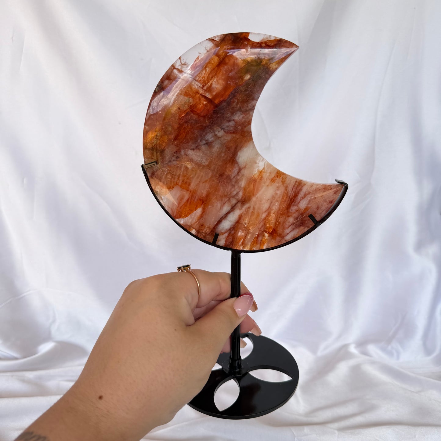 XL fire quartz moon