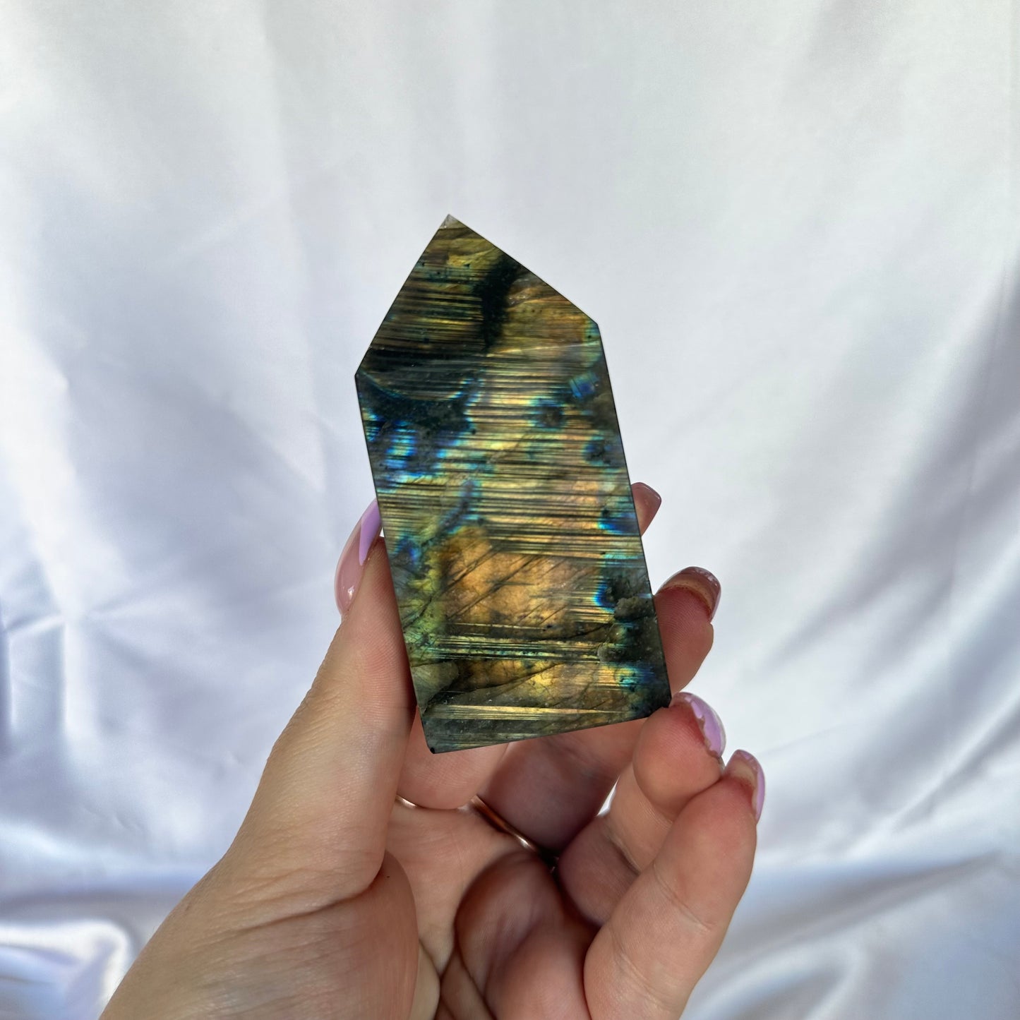 Labradorite point #212
