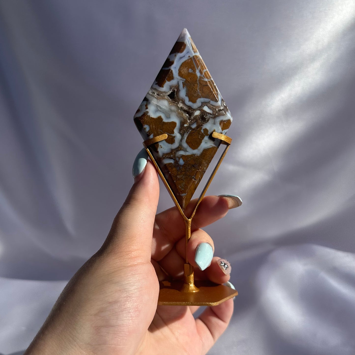Candy agate diamond #245