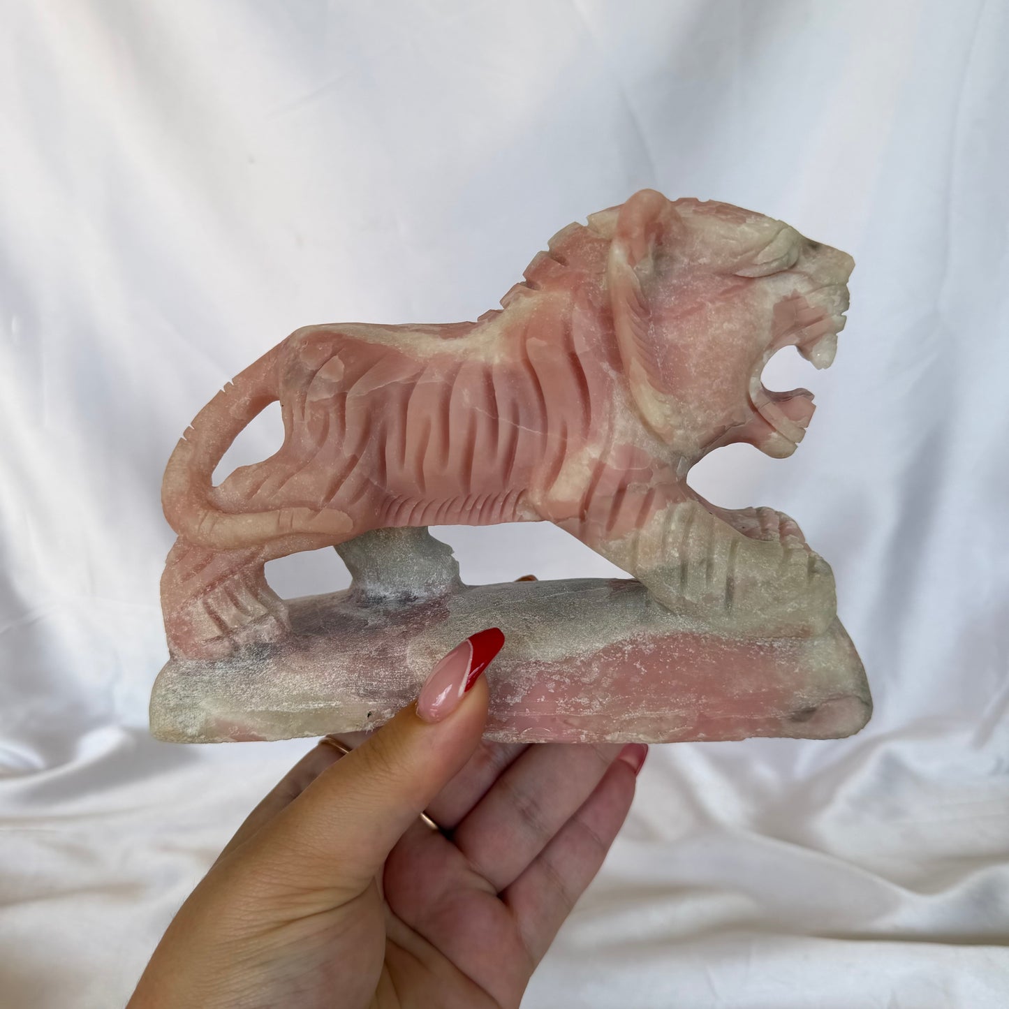 XL pink opal tiger