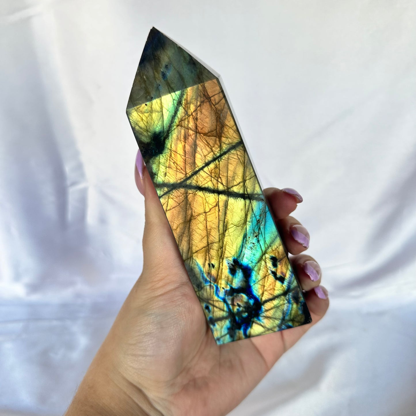 Labradorite point #242