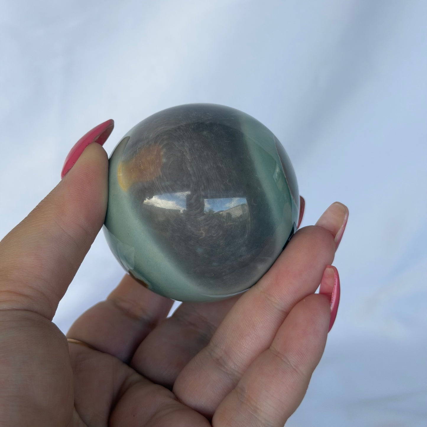 Polychrome jasper sphere #460