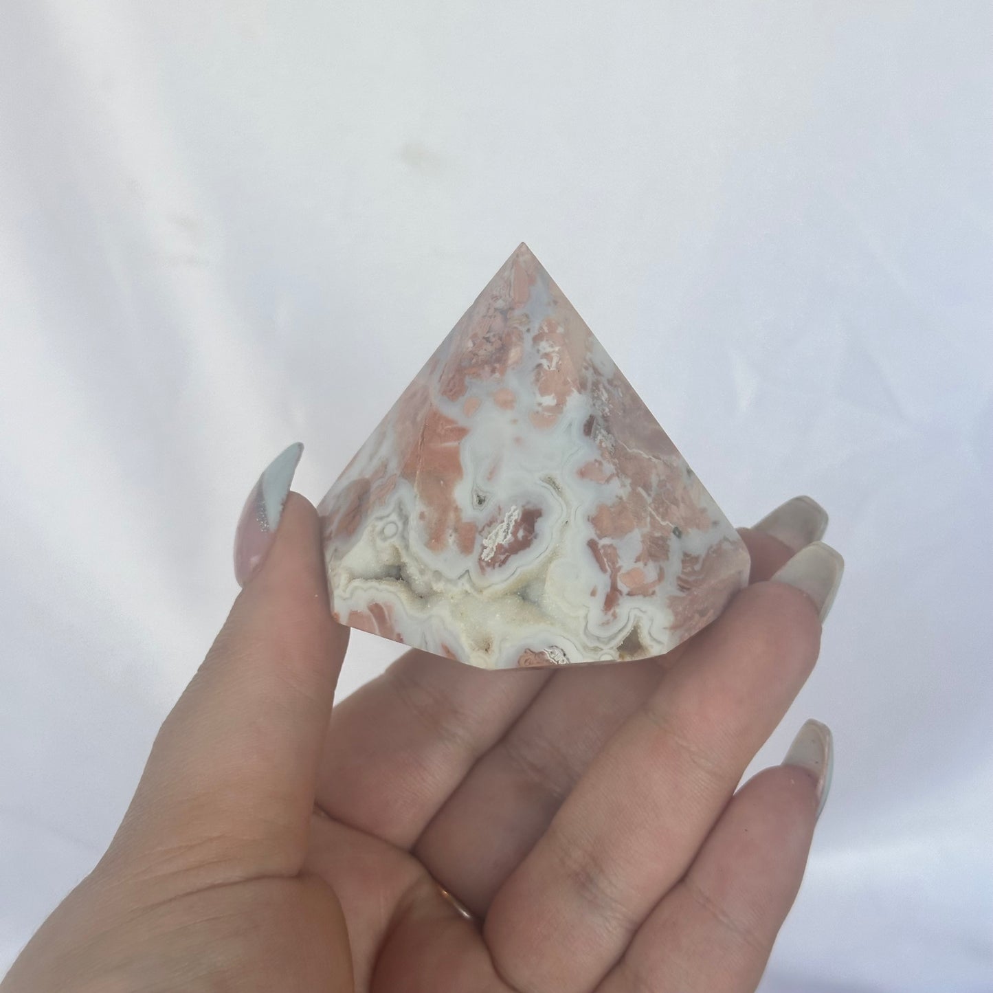 Petal agate diamond #347