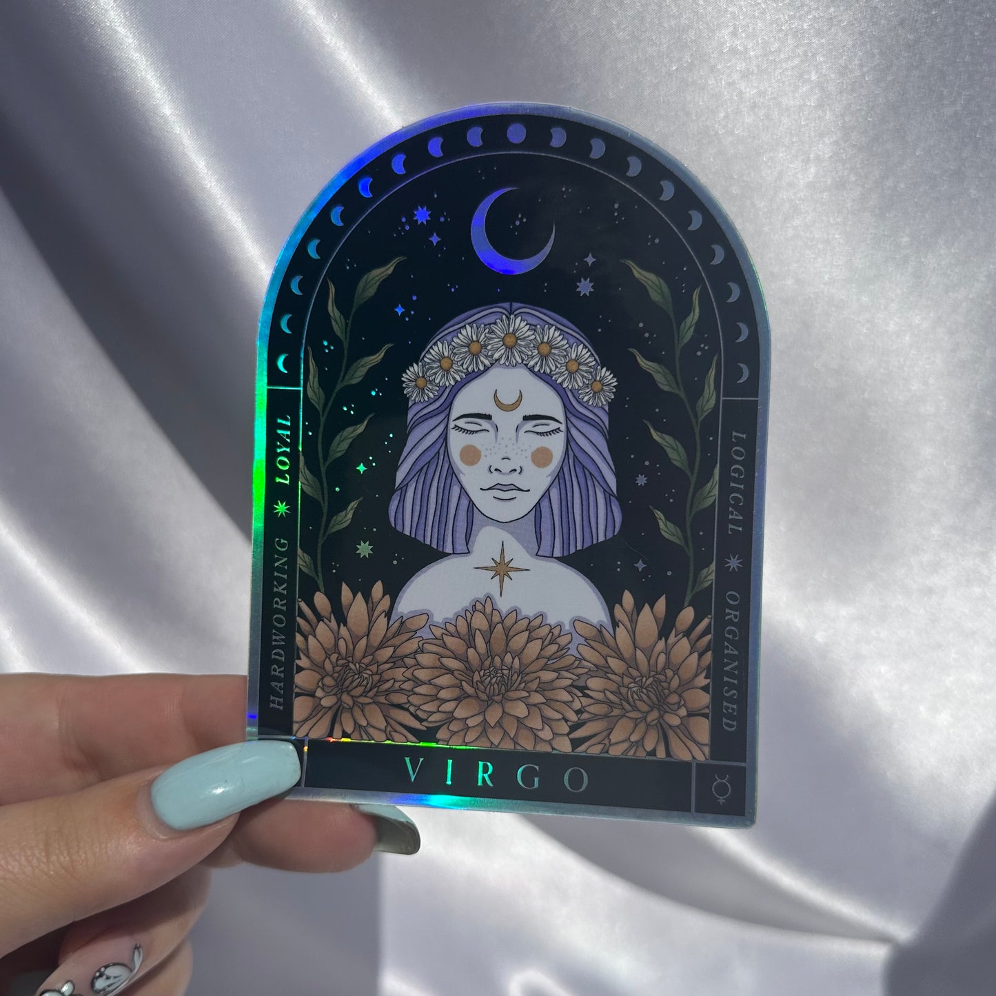 Zodiac holographic stickers