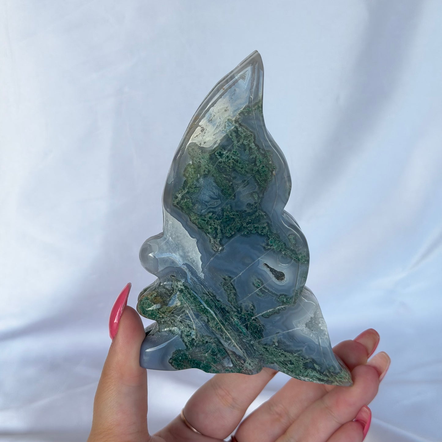 Moss agate fairy #33