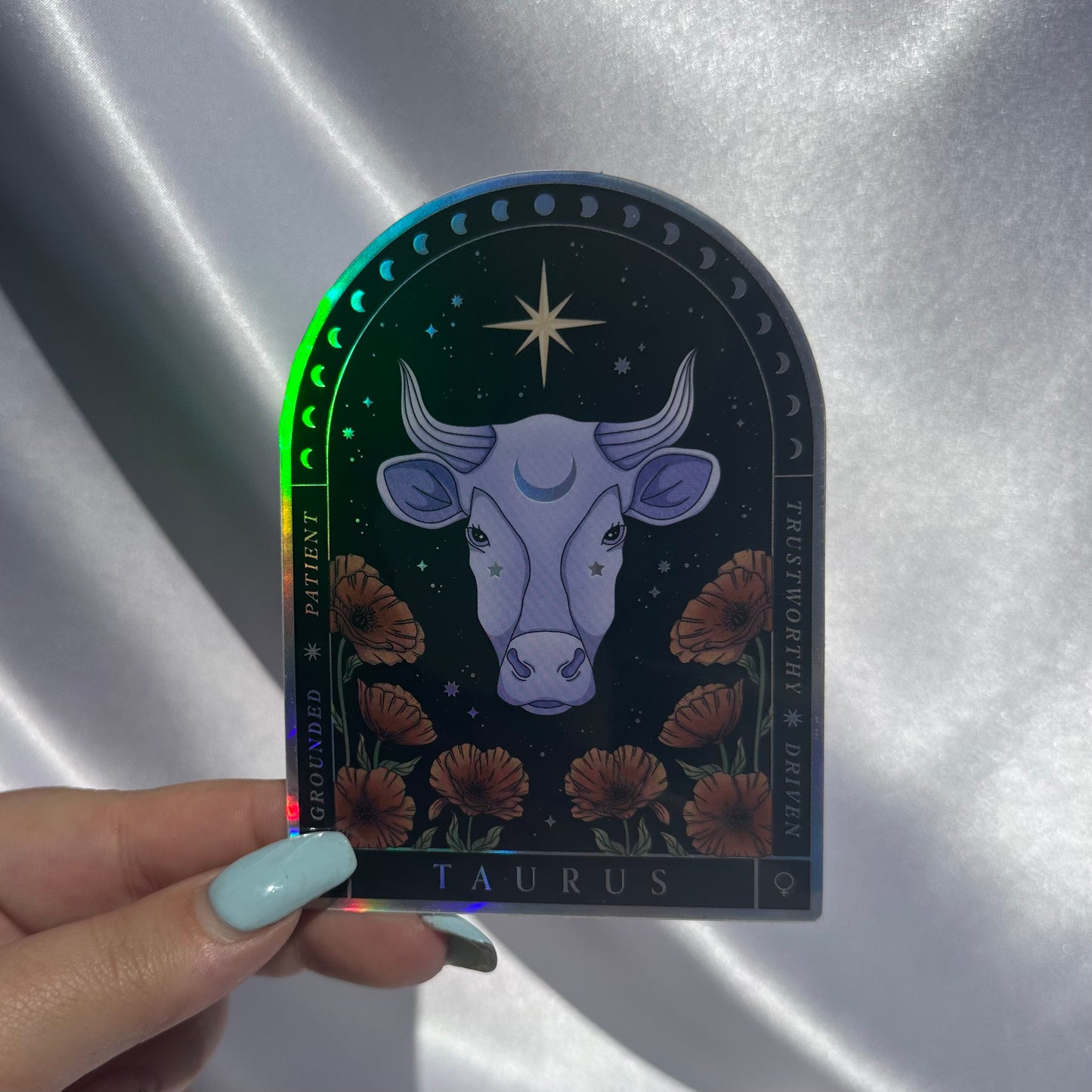 Zodiac holographic stickers