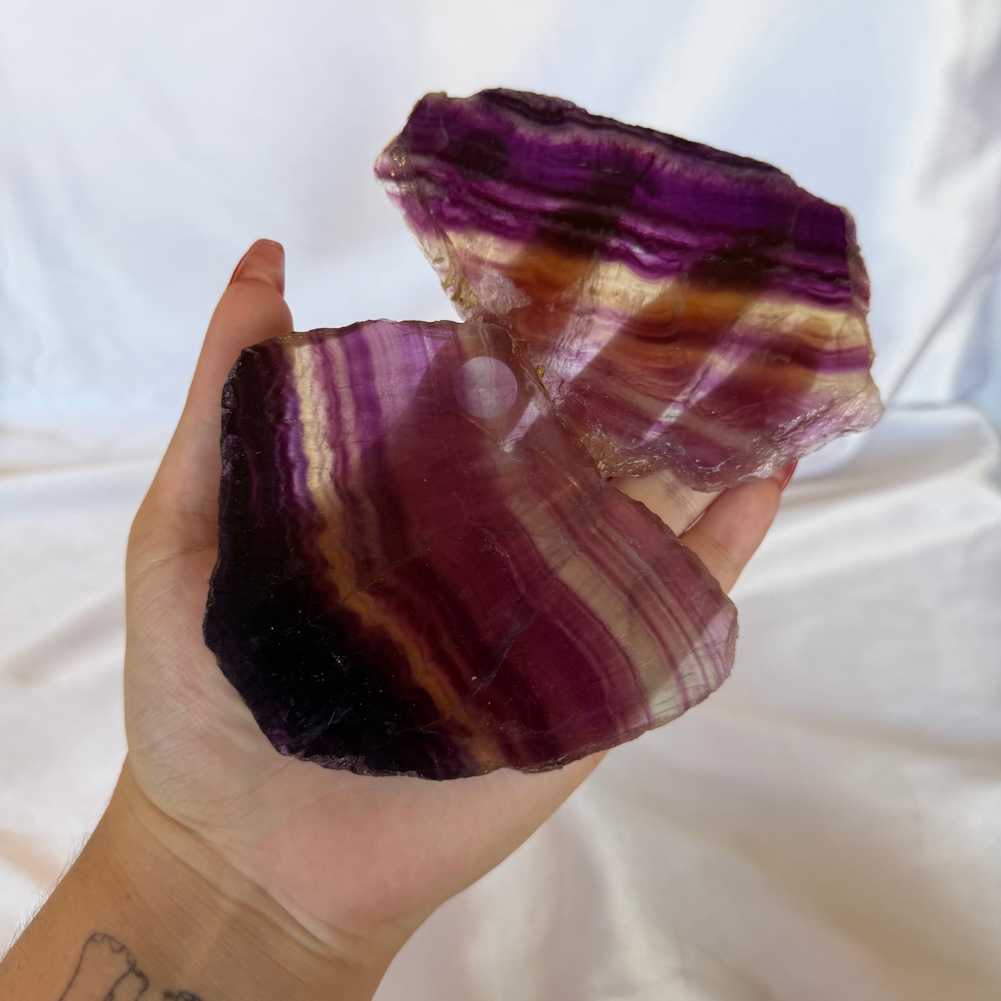 Rainbow Fluorite slab