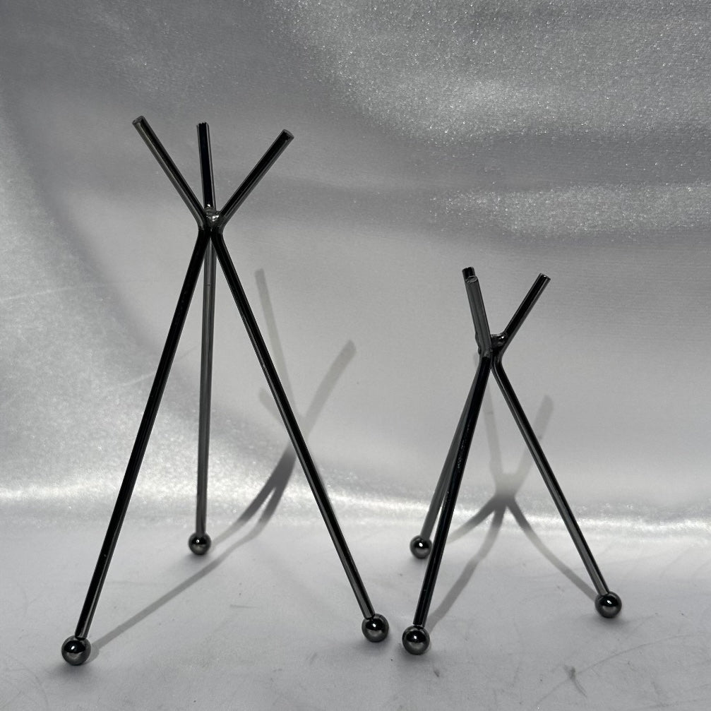 Assorted teepee sphere stands