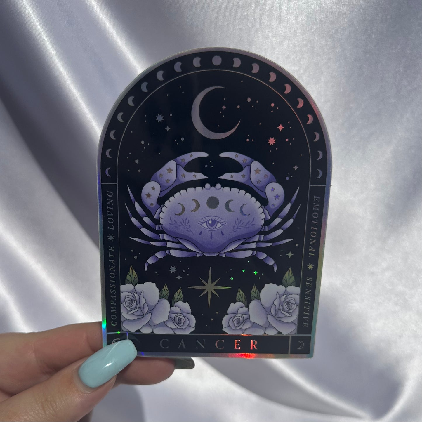 Zodiac holographic stickers