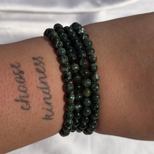 Seraphinite bracelet