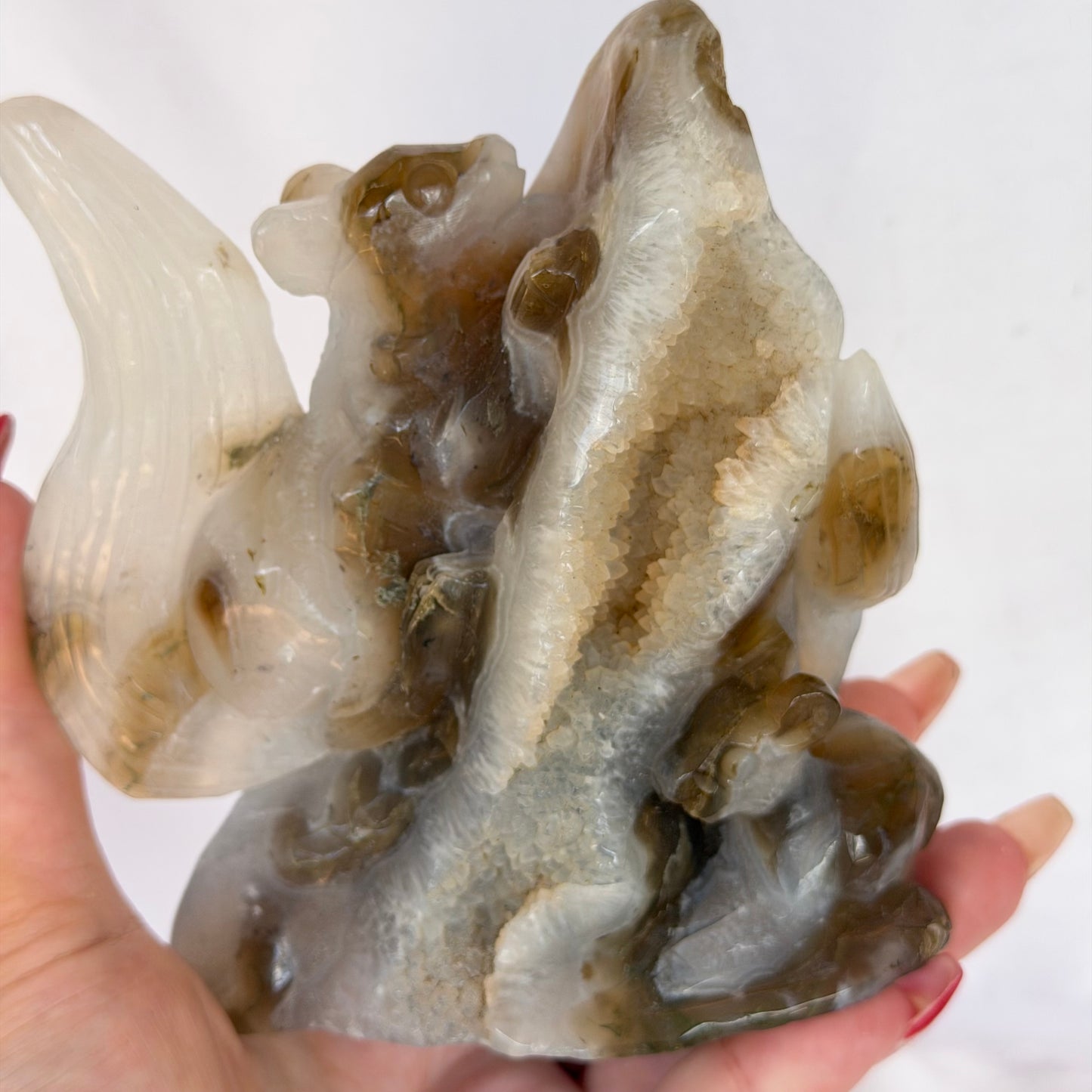 Moss agate squirrels