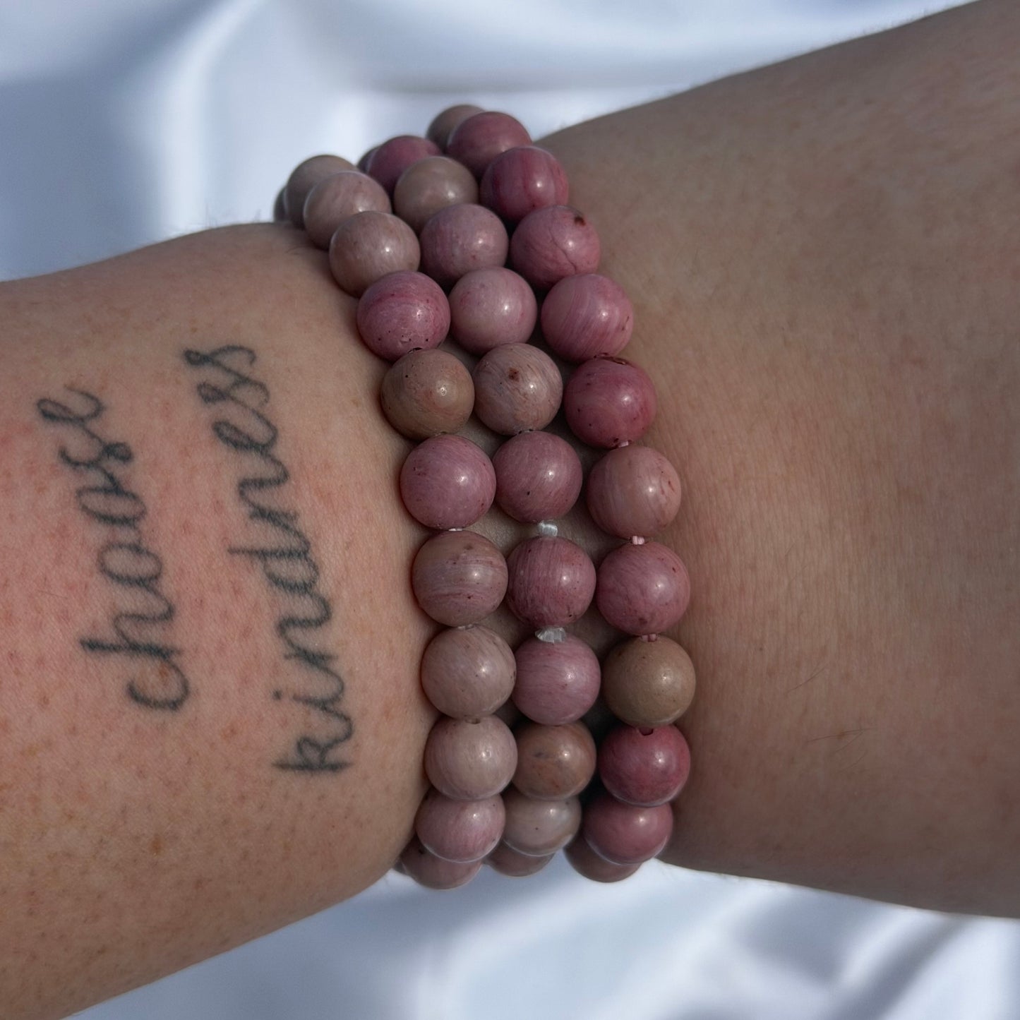 Peru rhodonite bracelet