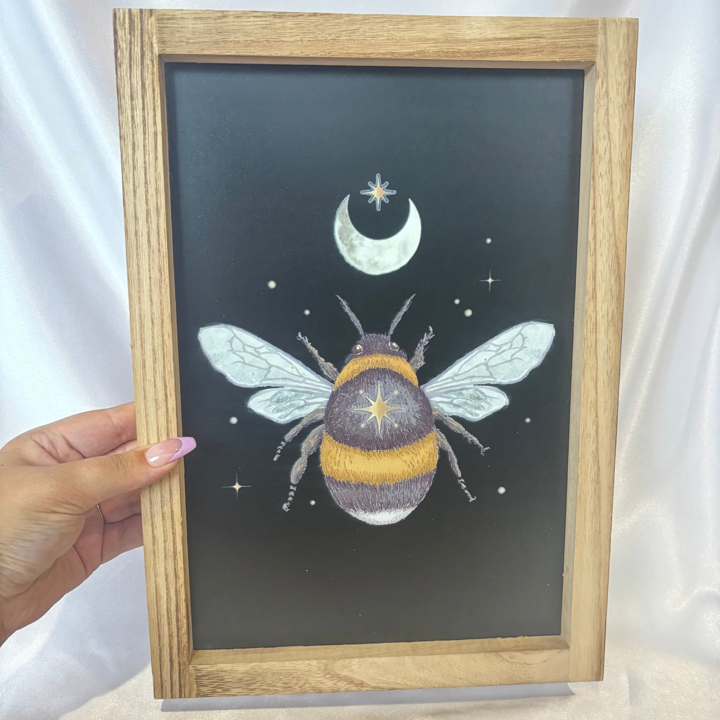 Wooden frame wall art