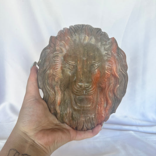 Sunstone lion head