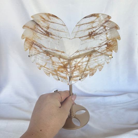 Golden healer Angel heart wing set