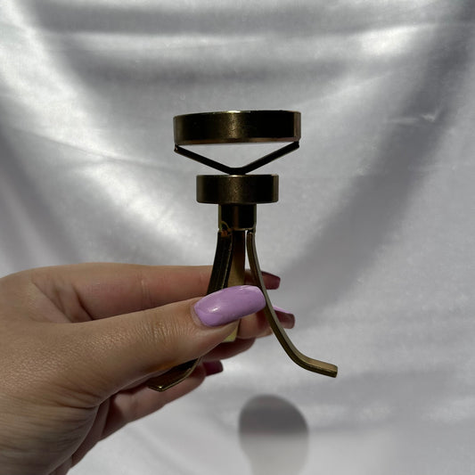 Gold rotating display stand