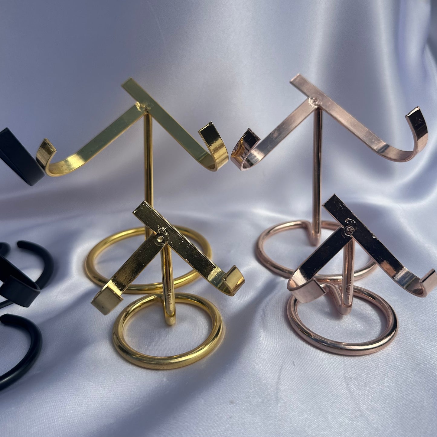 Assorted heart display stands