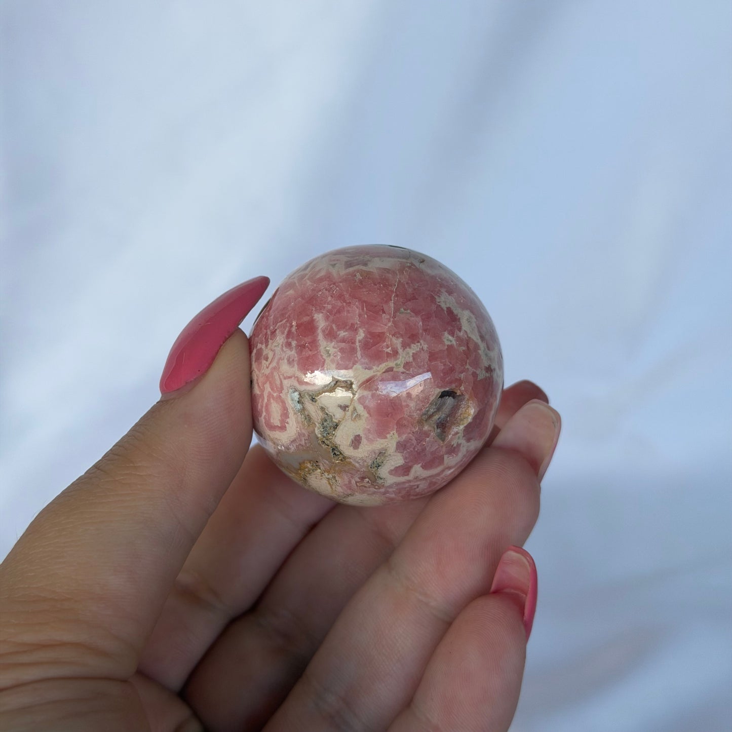 Rhodochrosite sphere #499