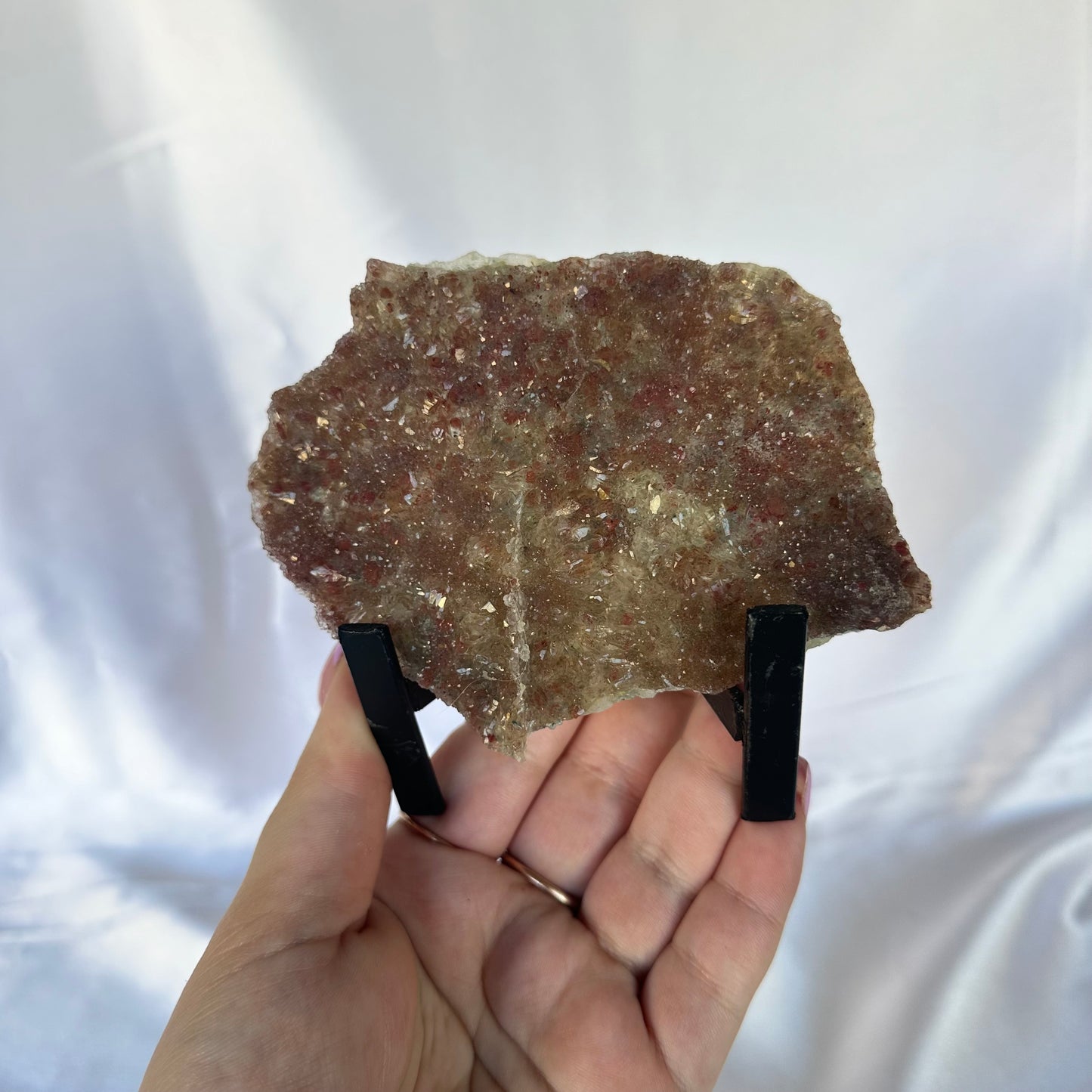 Zeolite slab on stand