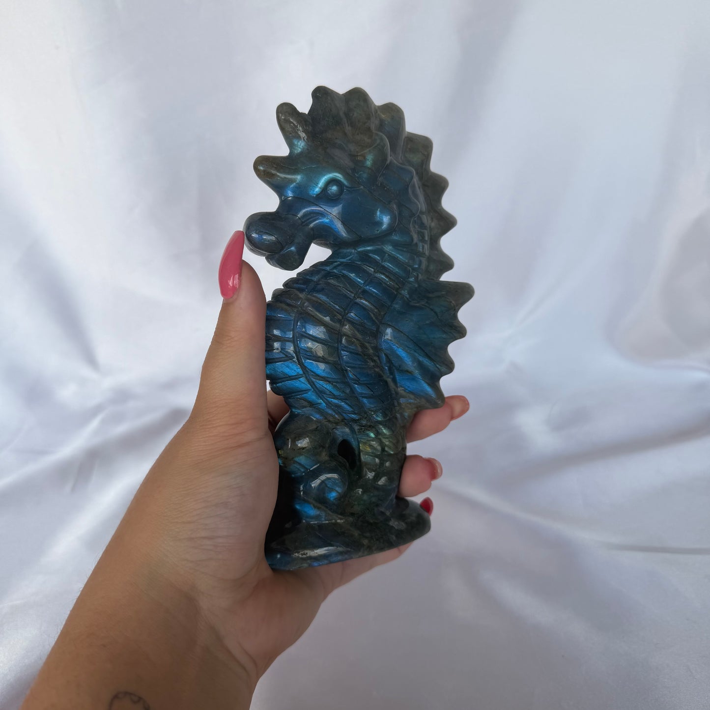 Labradorite seahorse