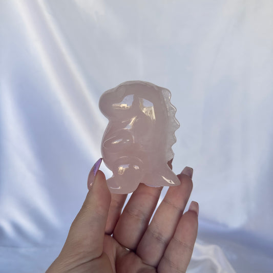 Rose quartz chunky Dino