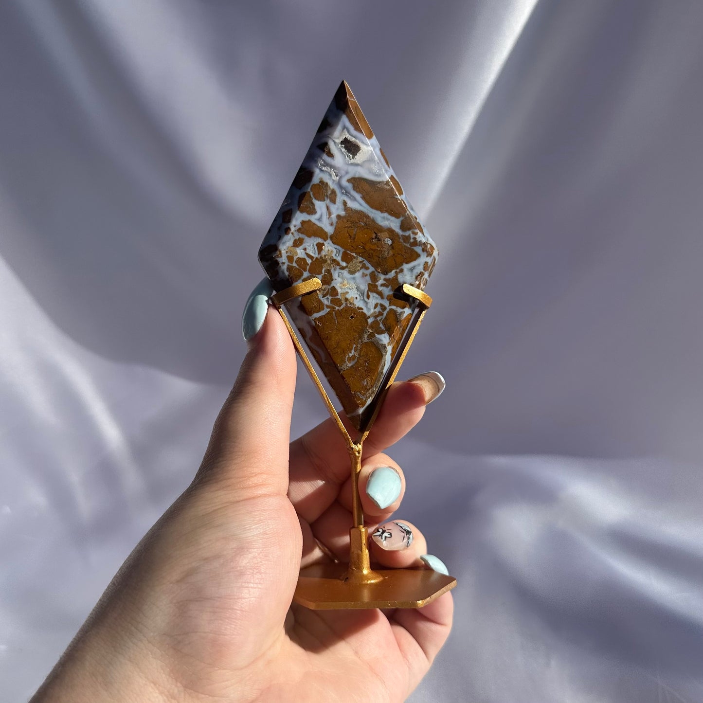 Candy agate diamond #240