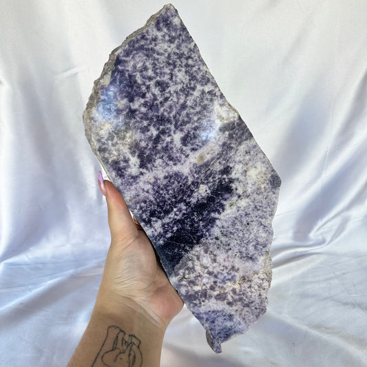 Lepidolite slab