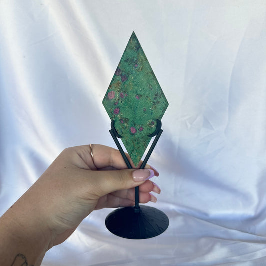 Ruby fuschite diamond #471