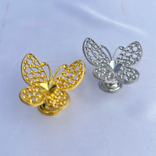 Assorted flying butterfly sphere stand