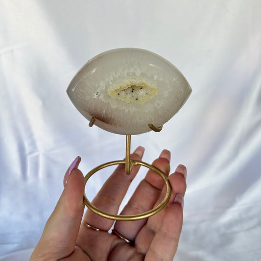 Agate eye on stand #441