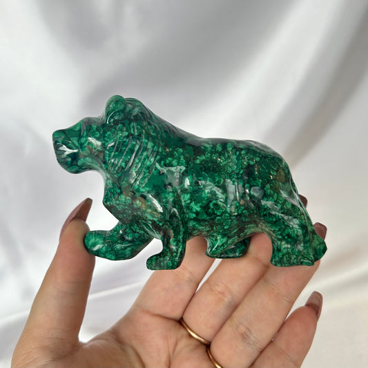Malachite lion #31