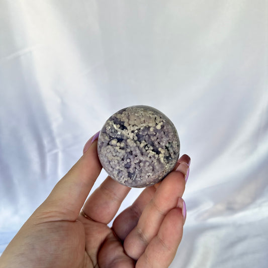 Grape agate sphere #181