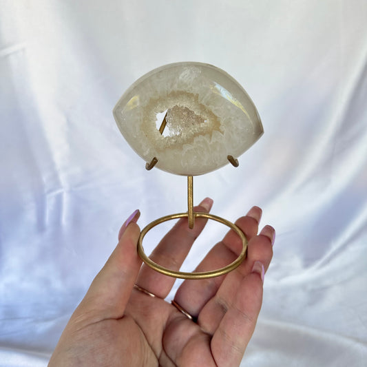 Agate eye on stand #436