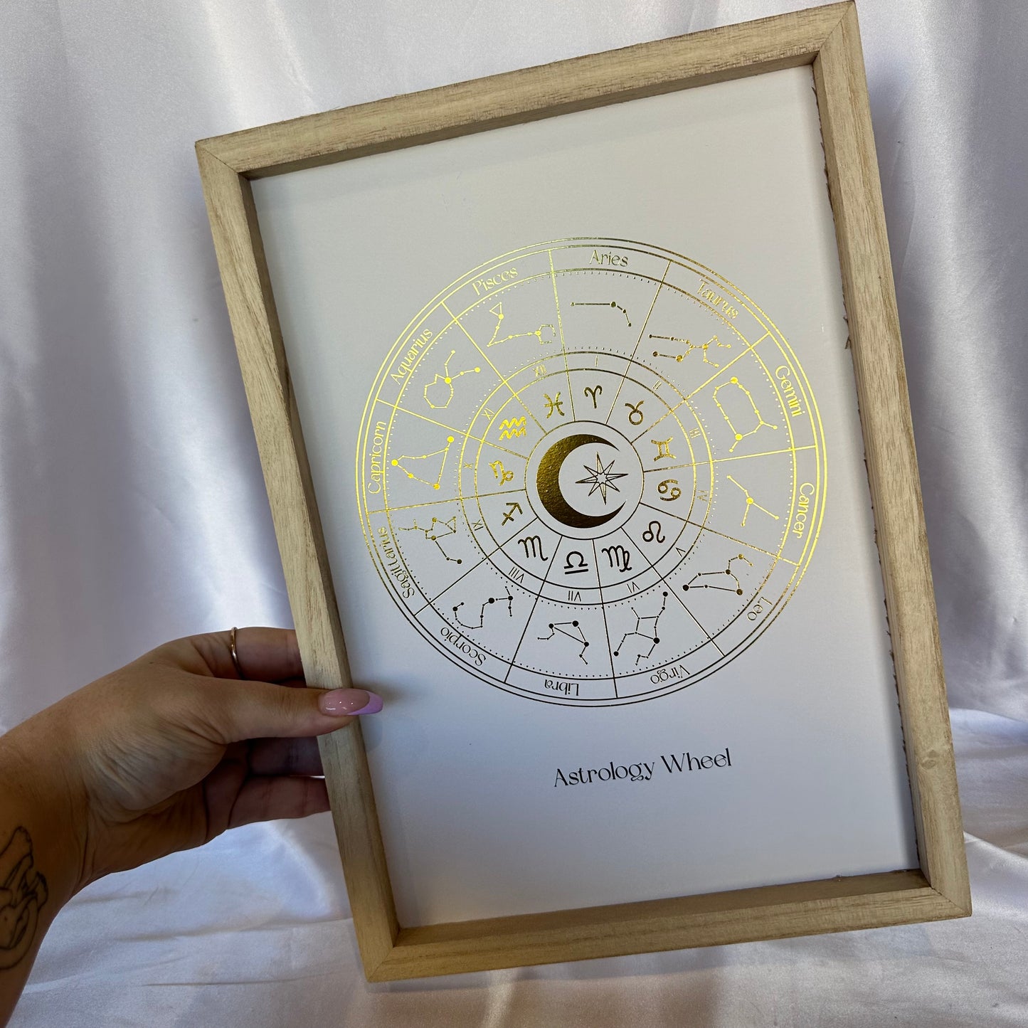Wooden frame wall art