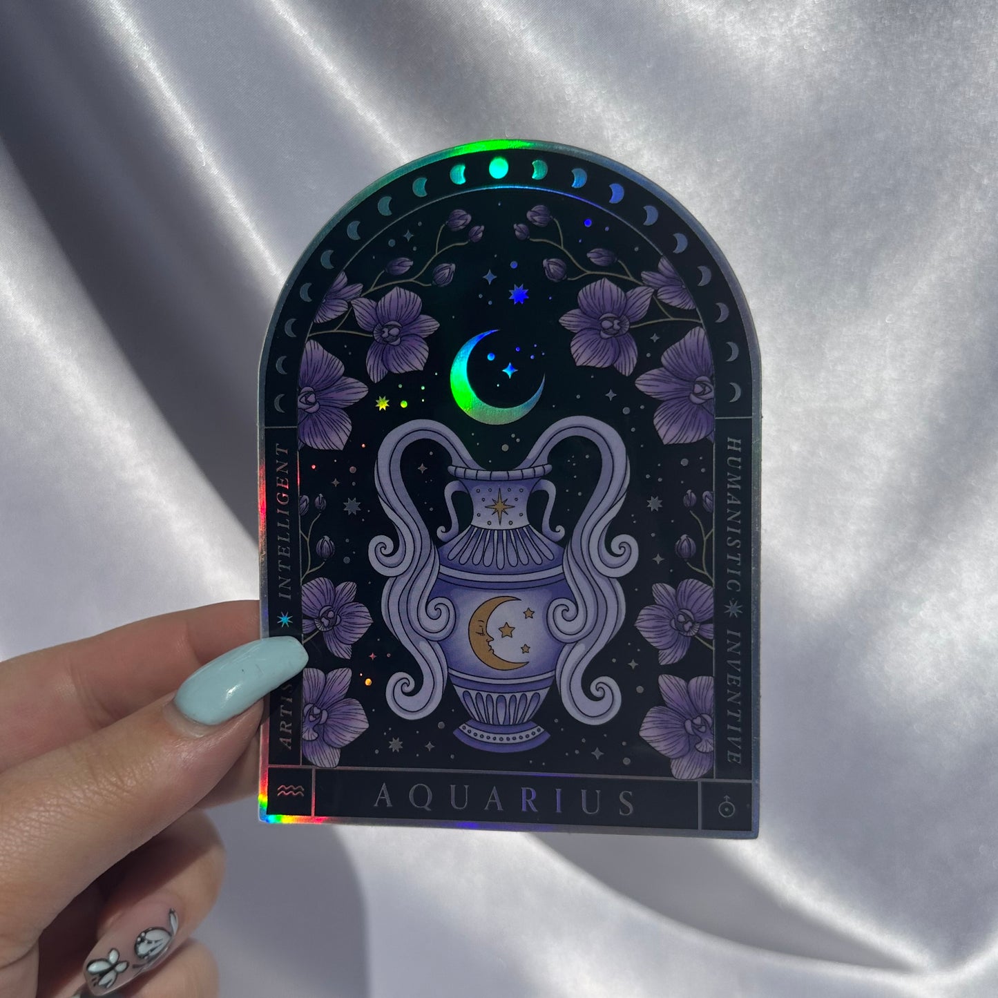 Zodiac holographic stickers