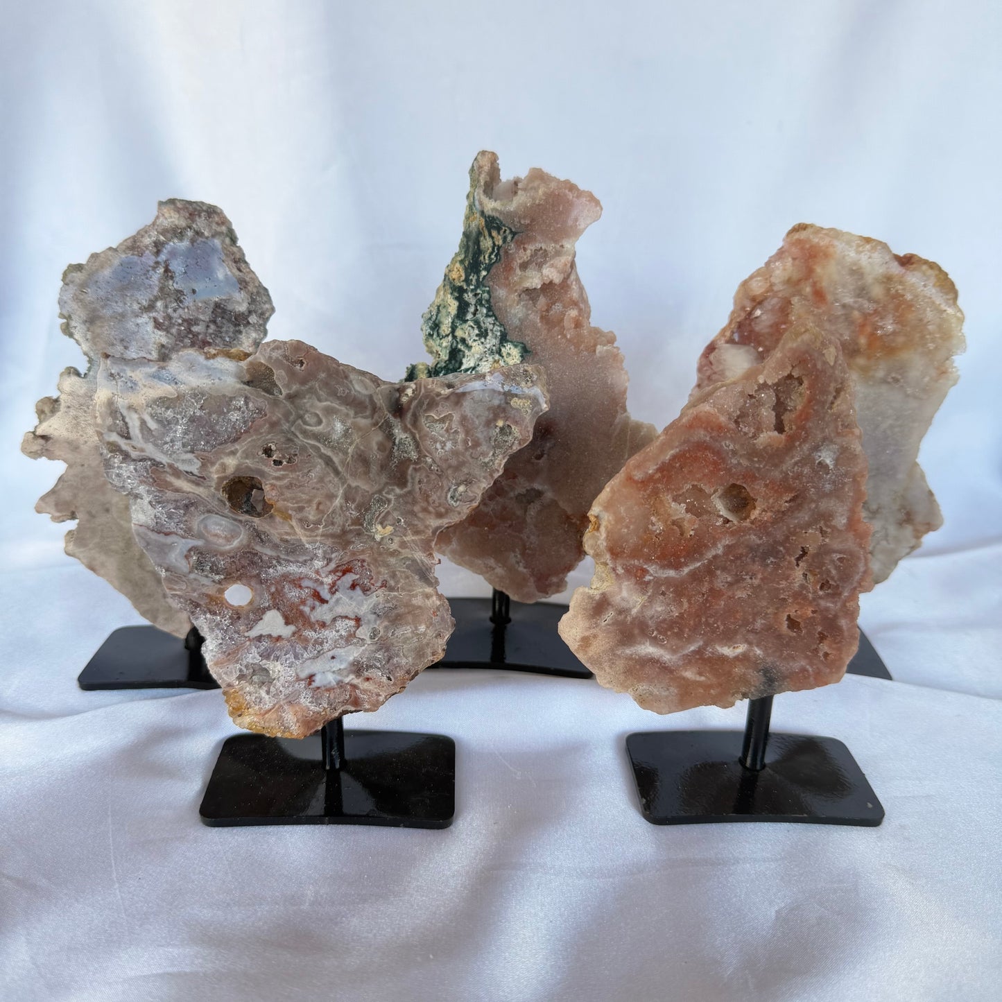 Pink amethyst slabs