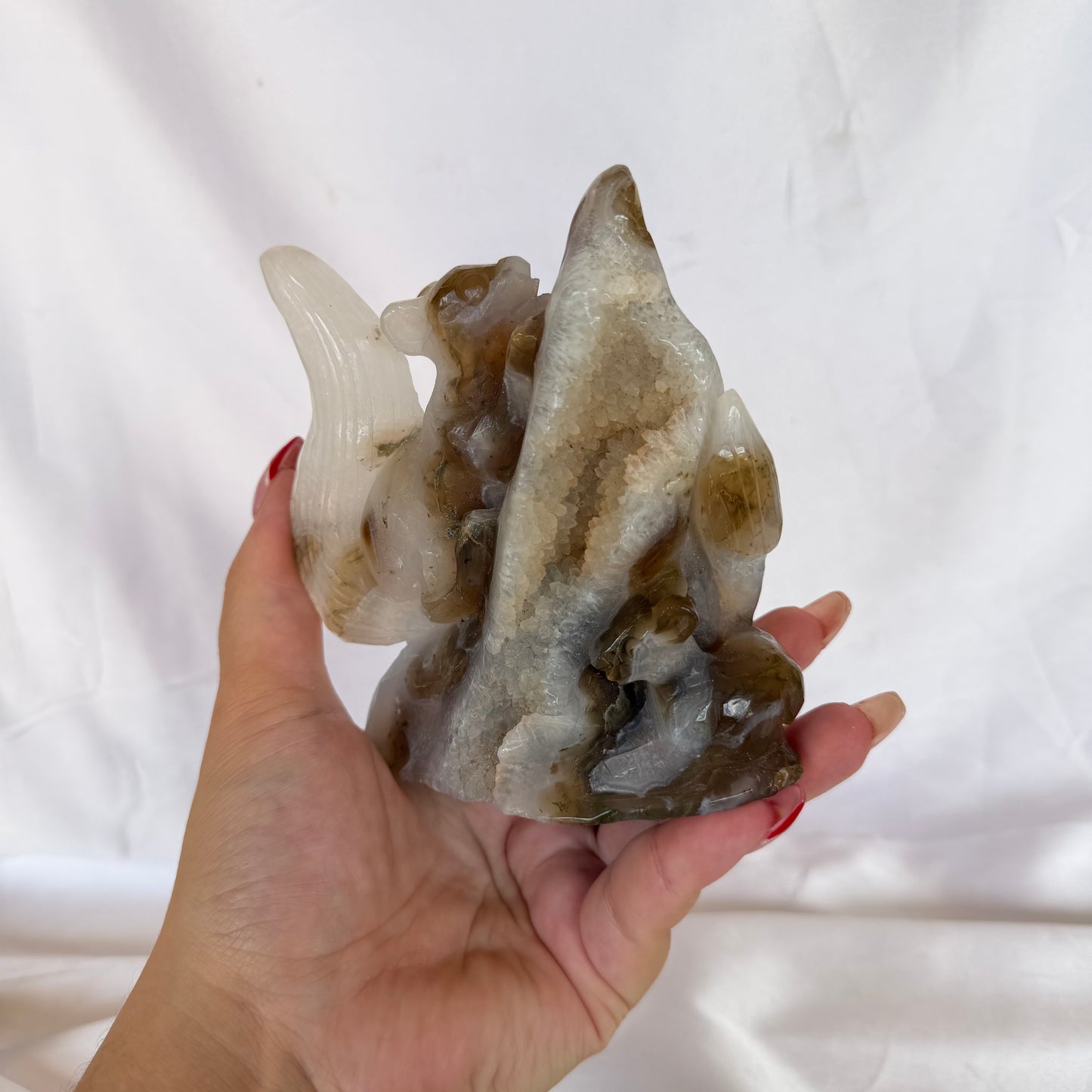 Moss agate squirrels