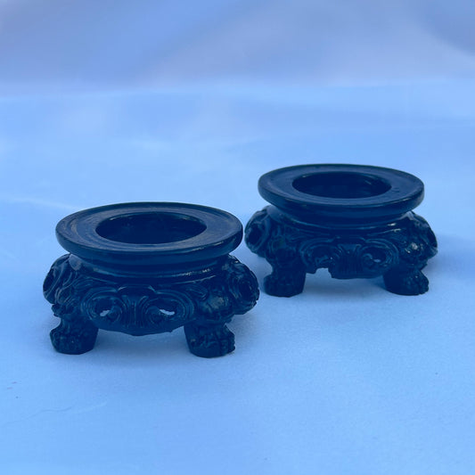 Black old fashioned display stand