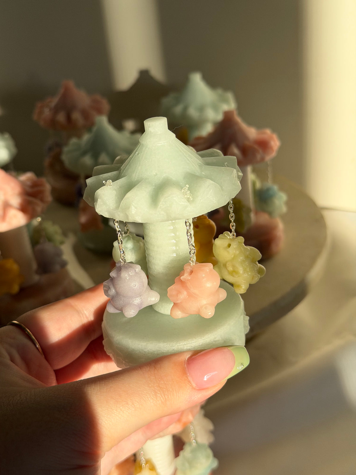 Spinning Crystal Carousel