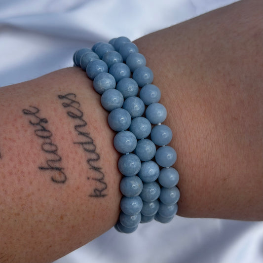Angelite bracelet
