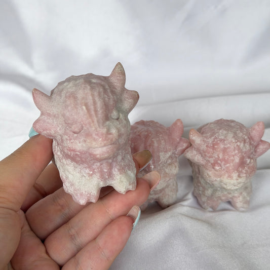 Pink opal highland cows